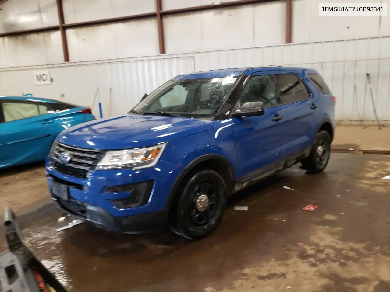 1FM5K8AT7JGB93341 2018 Ford Explorer Police Interceptor