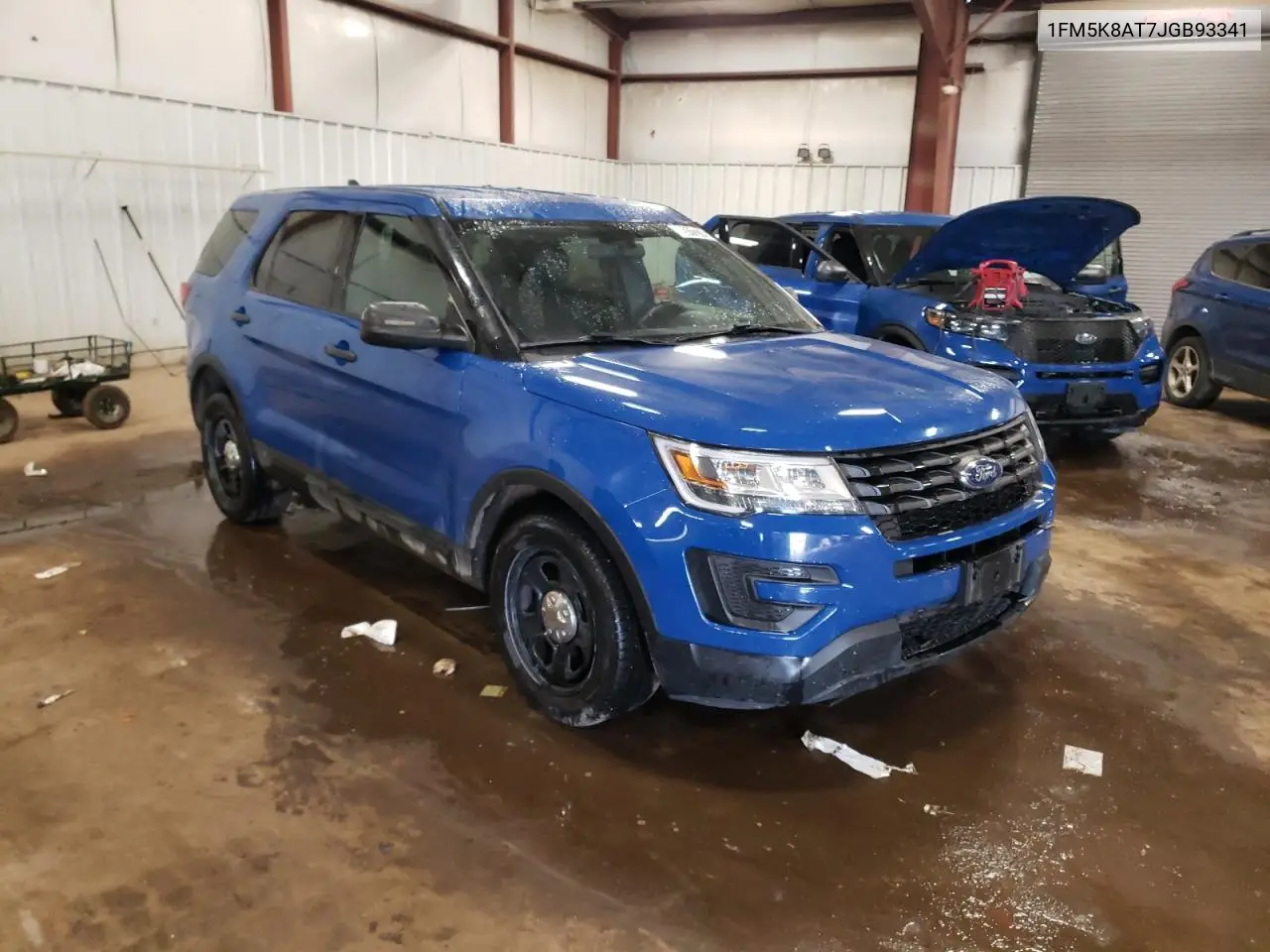 1FM5K8AT7JGB93341 2018 Ford Explorer Police Interceptor