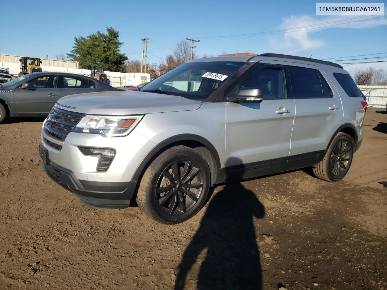 1FM5K8D88JGA61261 2018 Ford Explorer Xlt