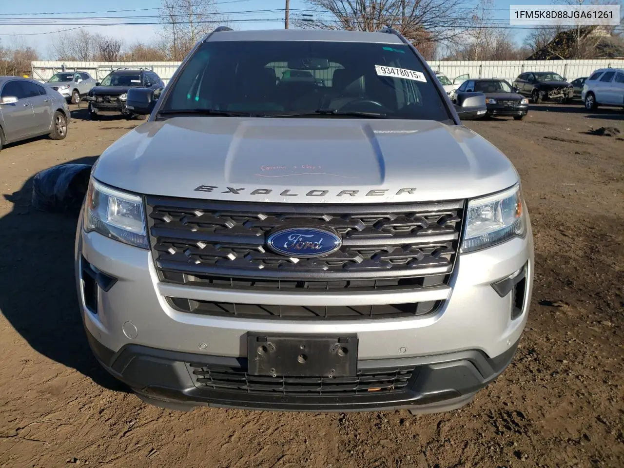 1FM5K8D88JGA61261 2018 Ford Explorer Xlt