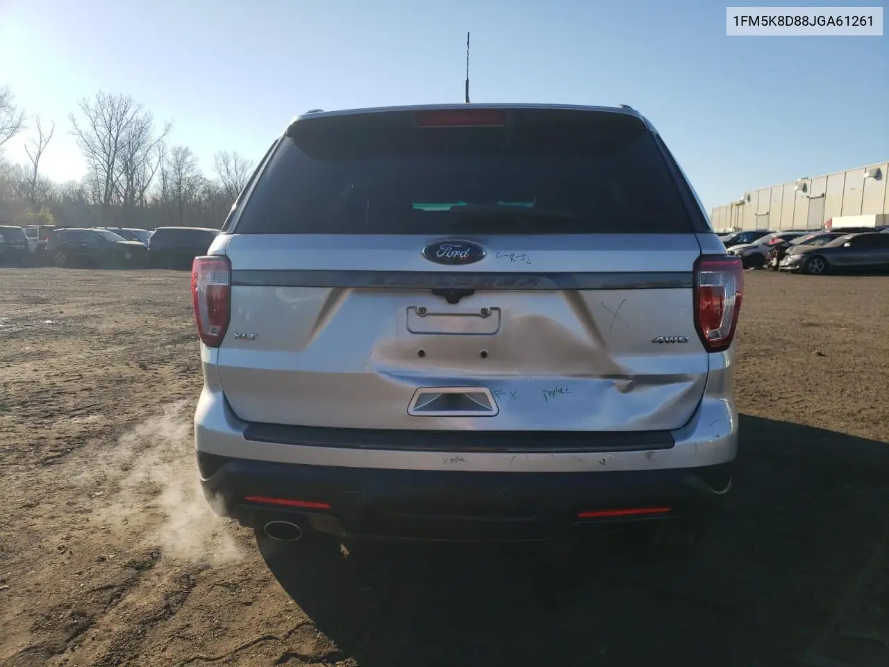 1FM5K8D88JGA61261 2018 Ford Explorer Xlt