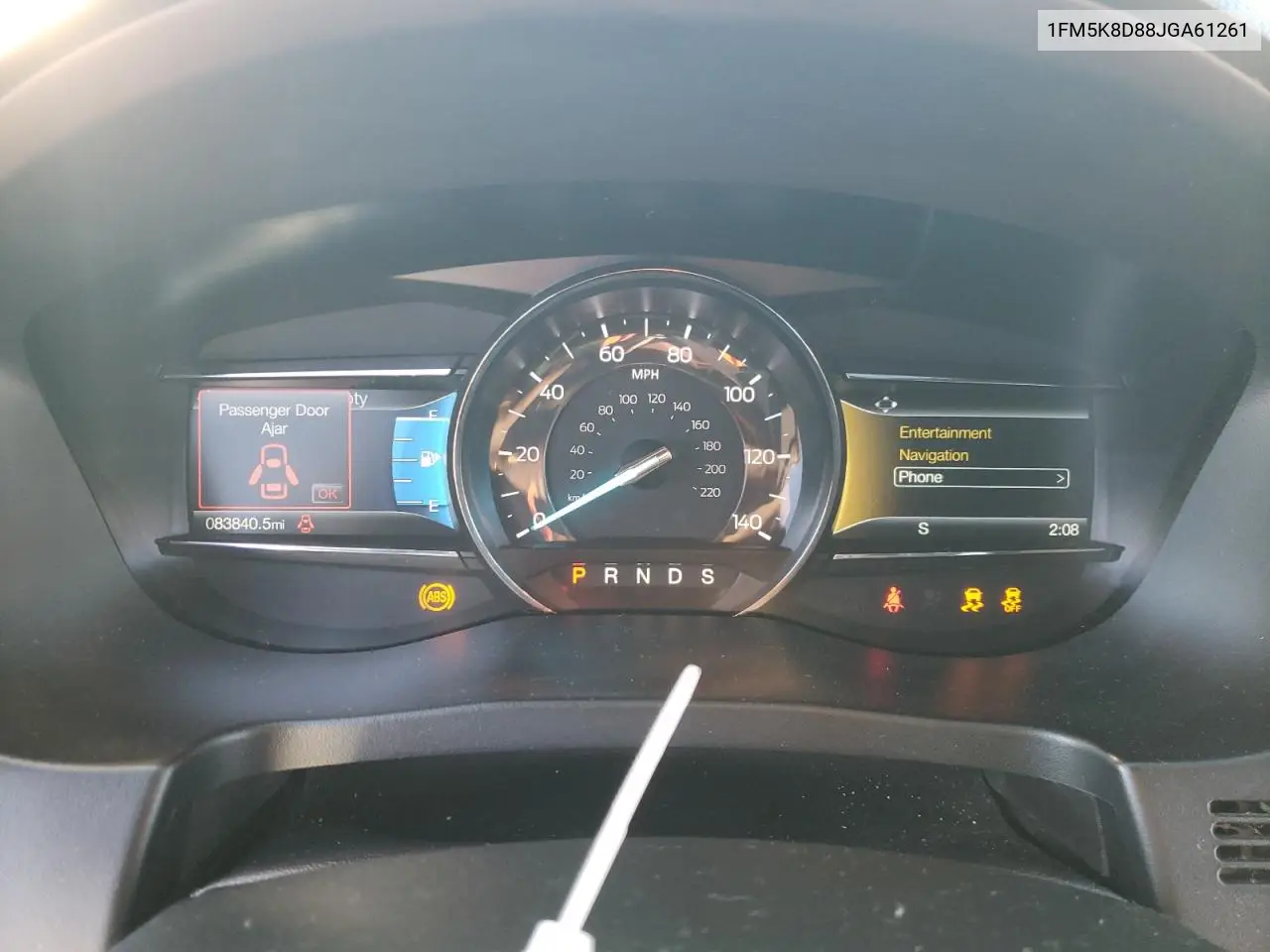 1FM5K8D88JGA61261 2018 Ford Explorer Xlt