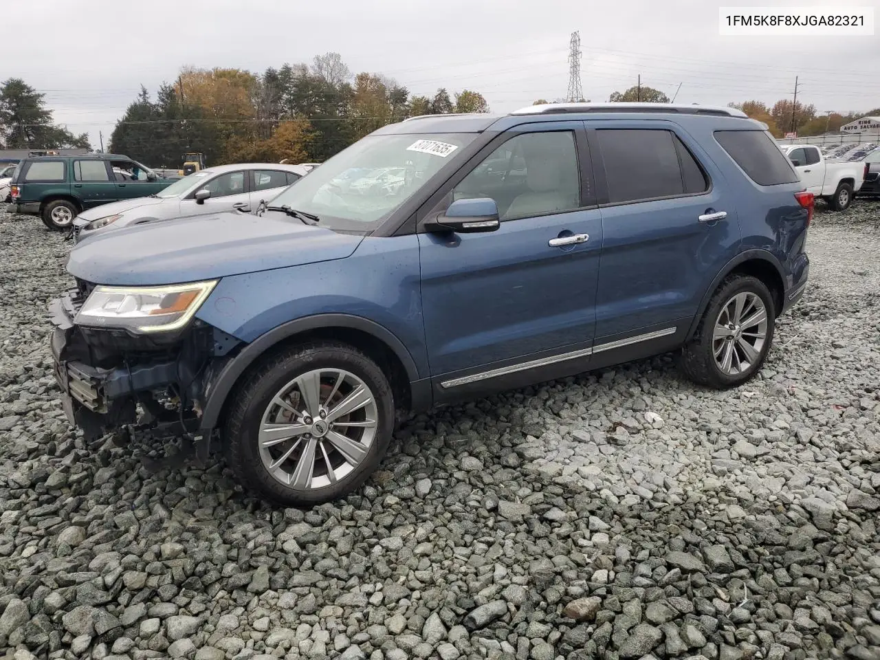 1FM5K8F8XJGA82321 2018 Ford Explorer Limited