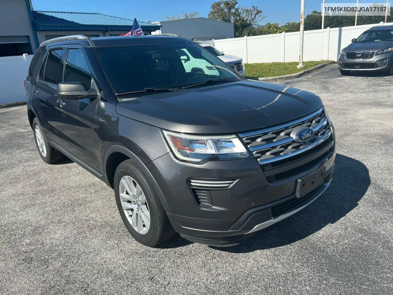 1FM5K8D82JGA17157 2018 Ford Explorer Xlt