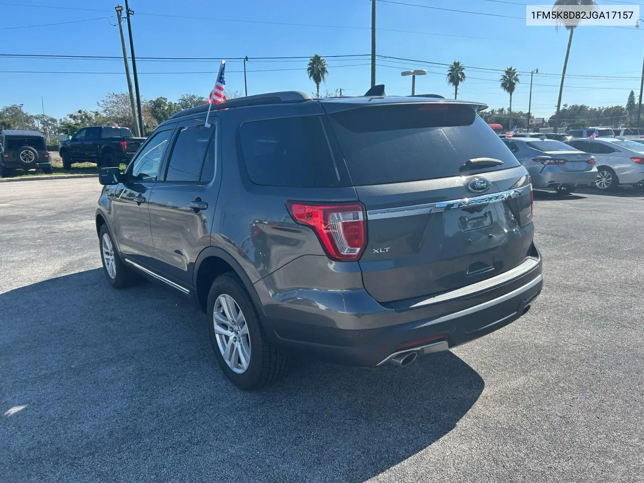 1FM5K8D82JGA17157 2018 Ford Explorer Xlt