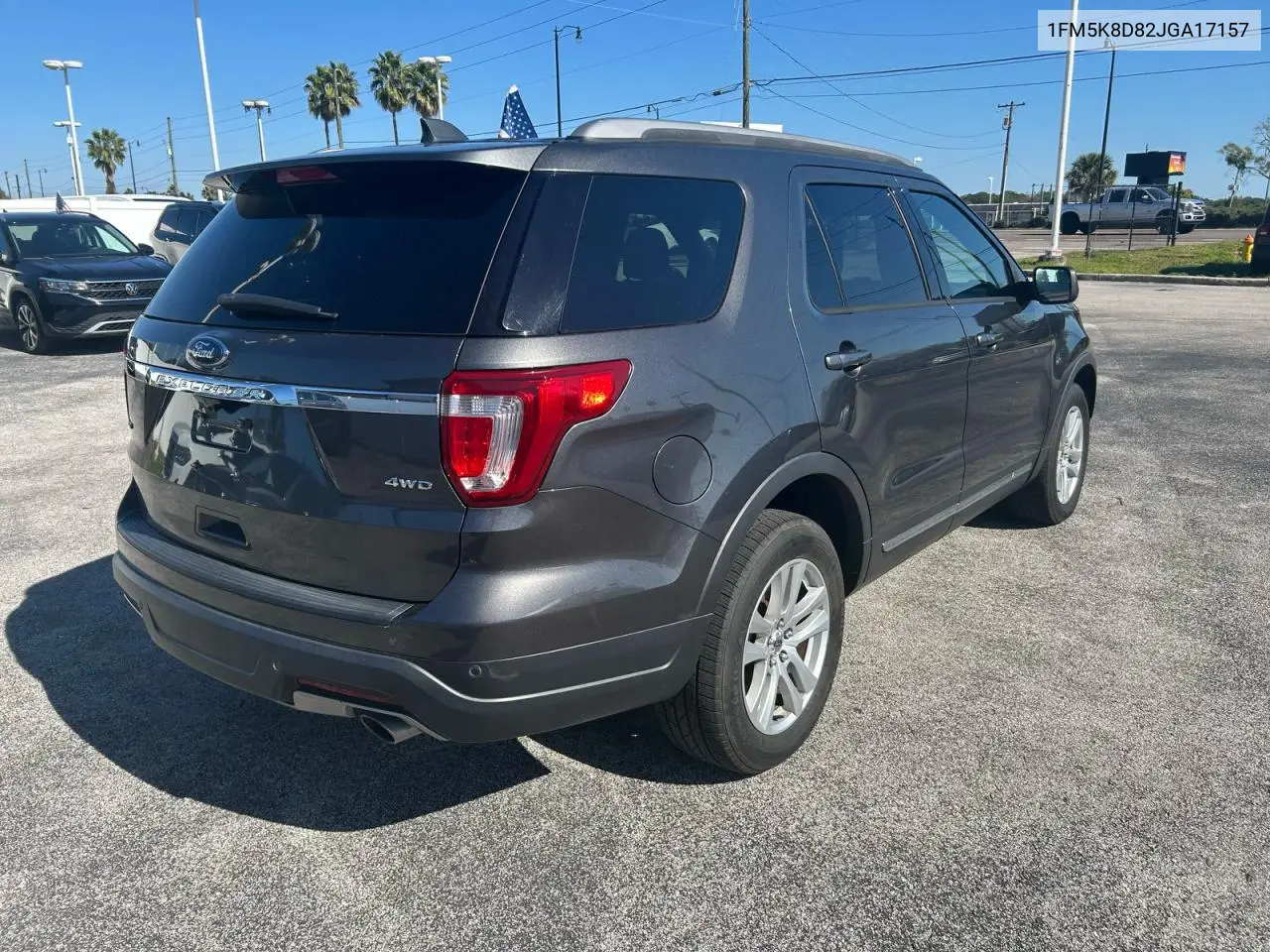 1FM5K8D82JGA17157 2018 Ford Explorer Xlt