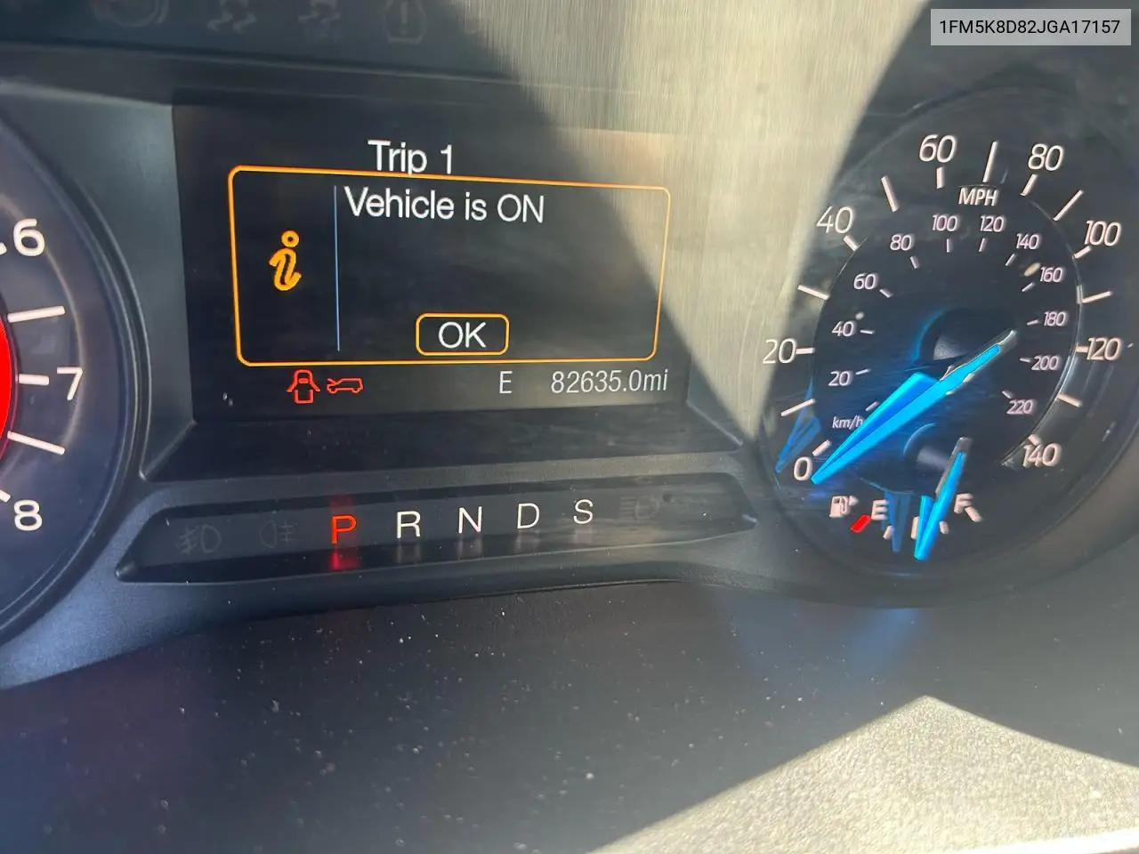 1FM5K8D82JGA17157 2018 Ford Explorer Xlt