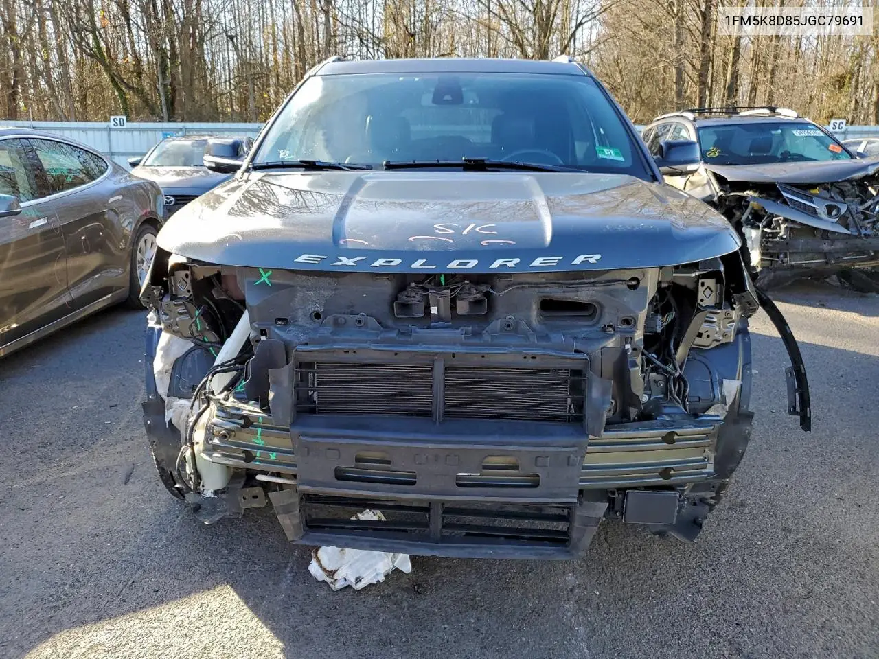 1FM5K8D85JGC79691 2018 Ford Explorer Xlt