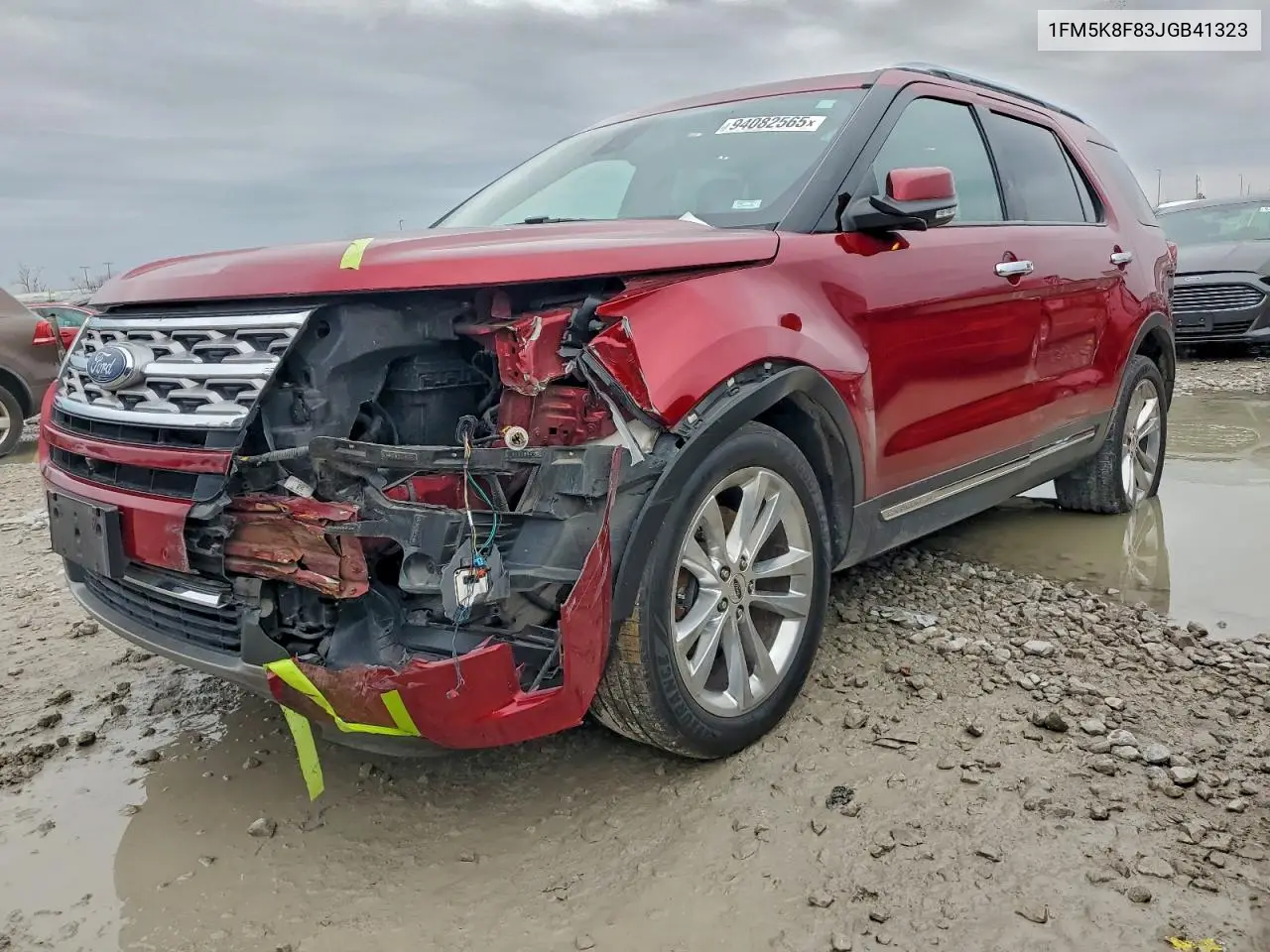1FM5K8F83JGB41323 2018 Ford Explorer Limited