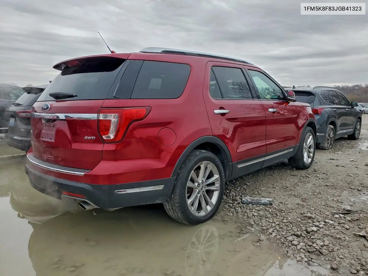 1FM5K8F83JGB41323 2018 Ford Explorer Limited