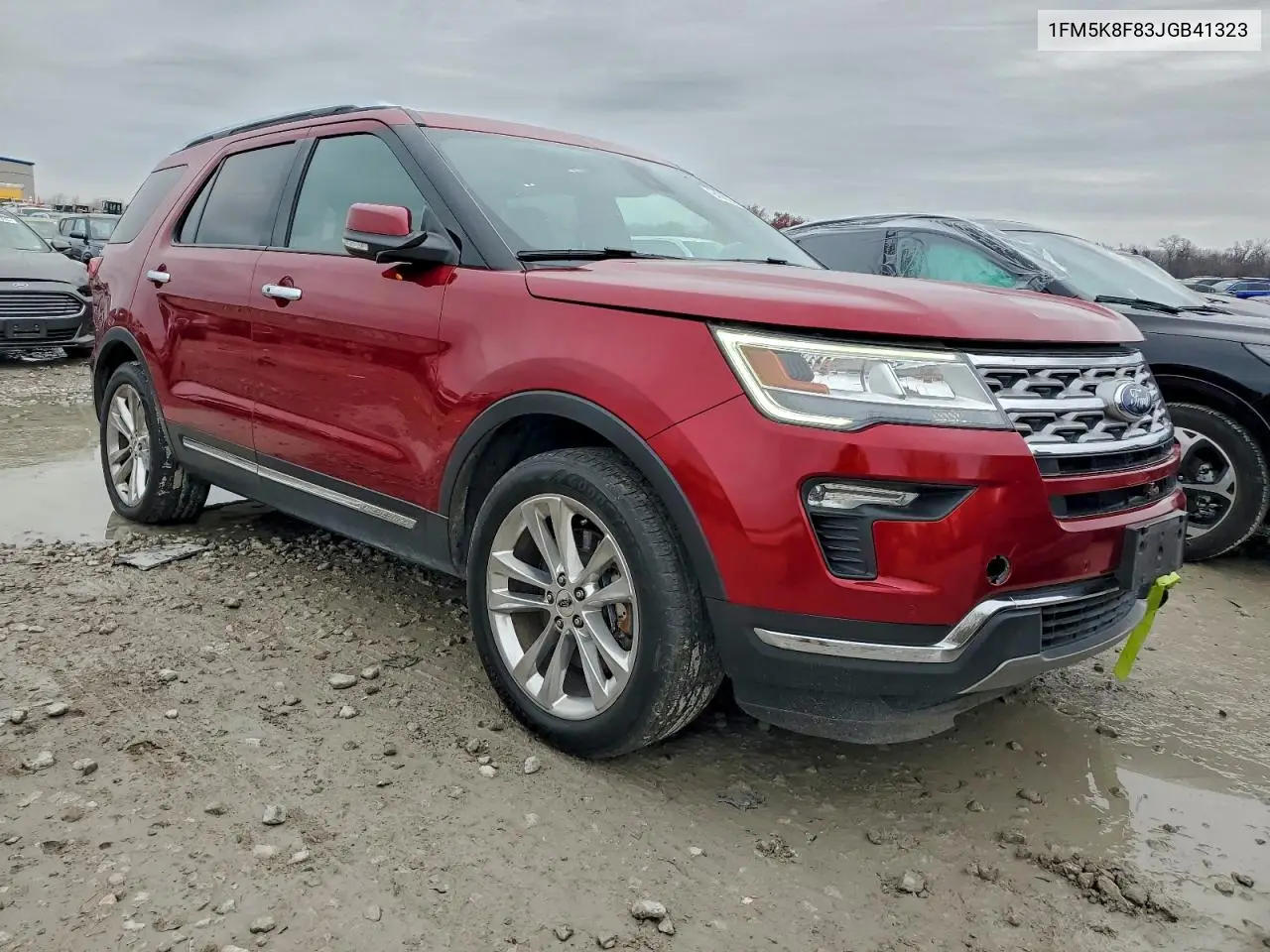 1FM5K8F83JGB41323 2018 Ford Explorer Limited