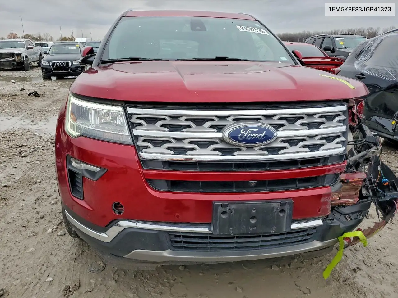 1FM5K8F83JGB41323 2018 Ford Explorer Limited
