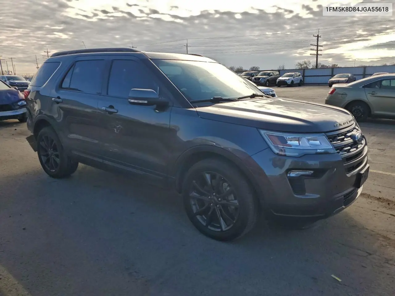 1FM5K8D84JGA55618 2018 Ford Explorer Xlt