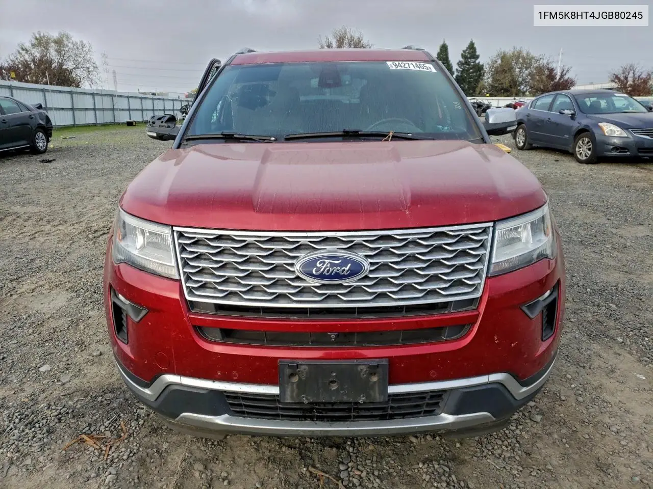 1FM5K8HT4JGB80245 2018 Ford Explorer Platinum