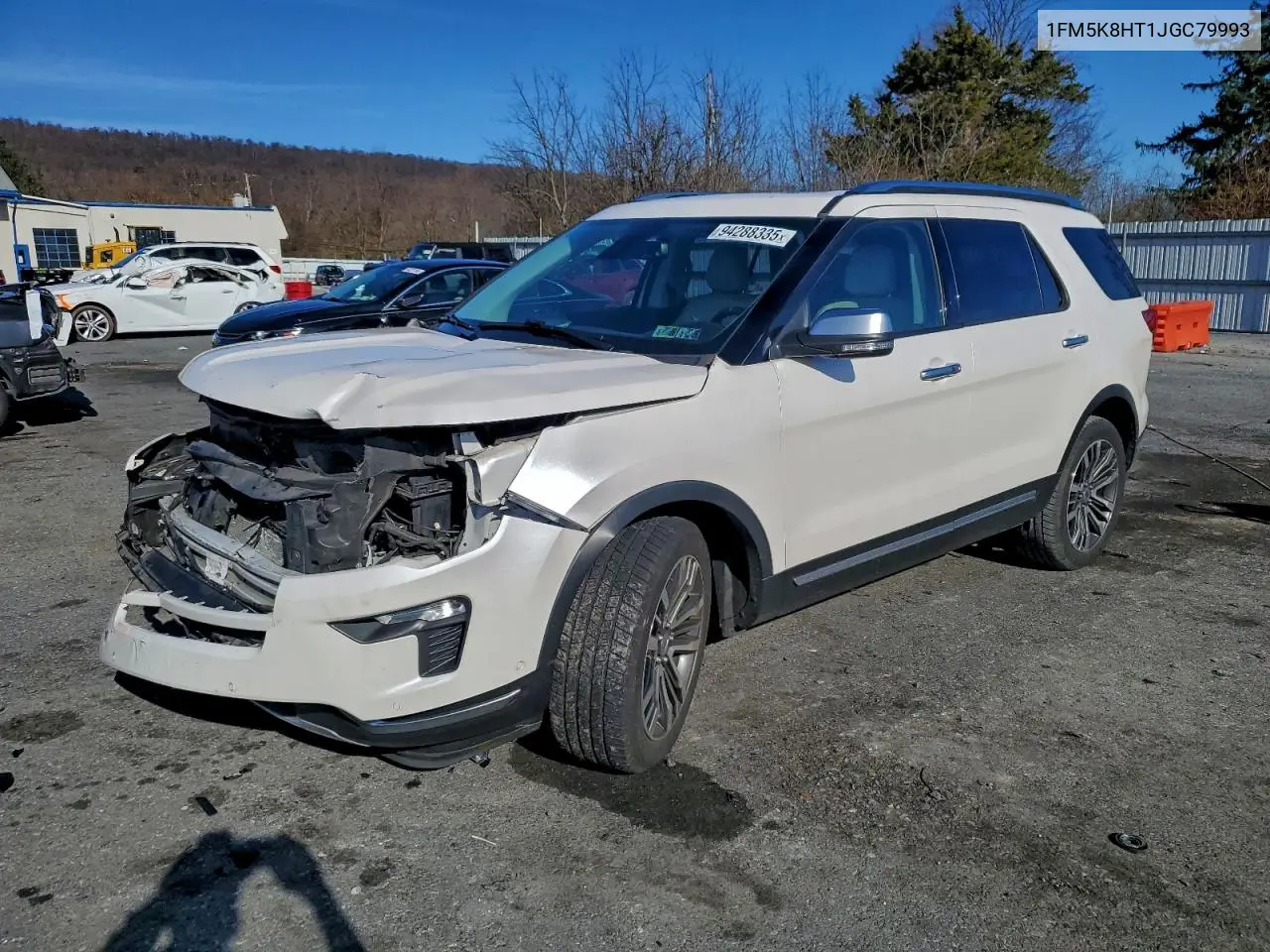 1FM5K8HT1JGC79993 2018 Ford Explorer Platinum