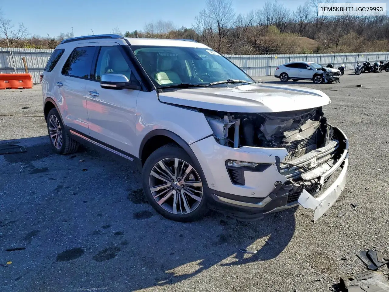 1FM5K8HT1JGC79993 2018 Ford Explorer Platinum