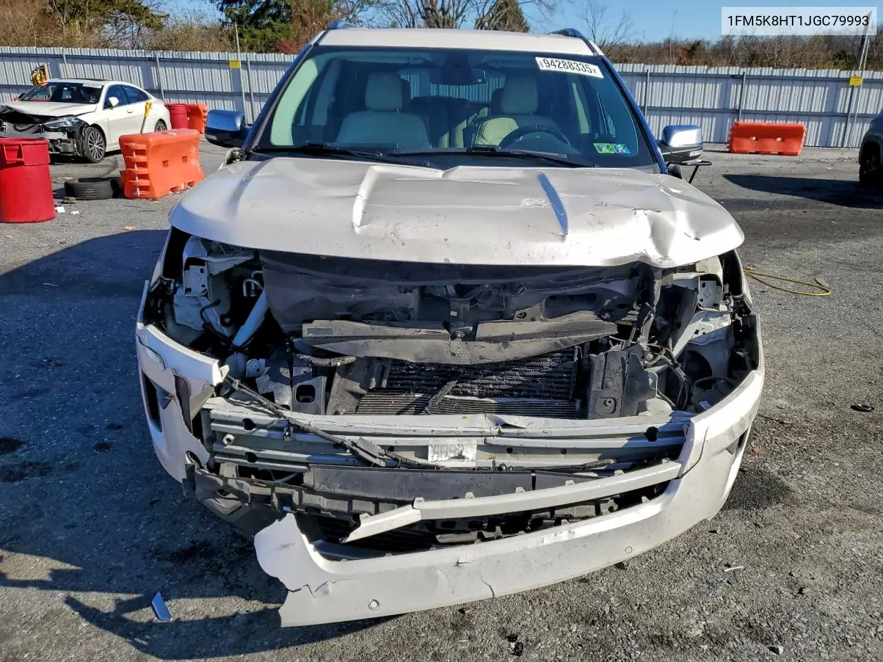 1FM5K8HT1JGC79993 2018 Ford Explorer Platinum