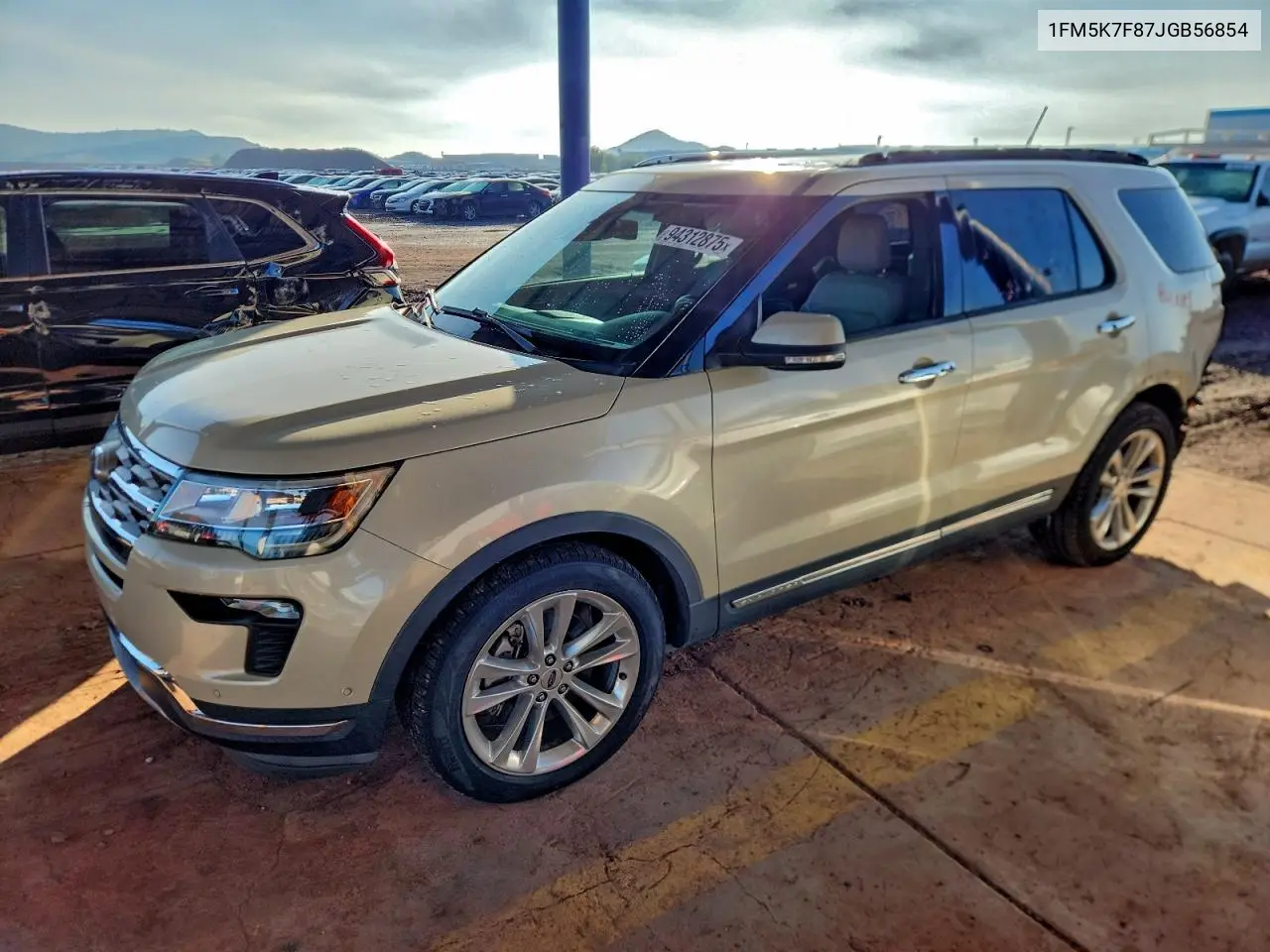 1FM5K7F87JGB56854 2018 Ford Explorer Limited