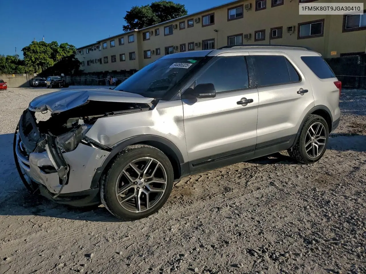 1FM5K8GT9JGA30410 2018 Ford Explorer Sport