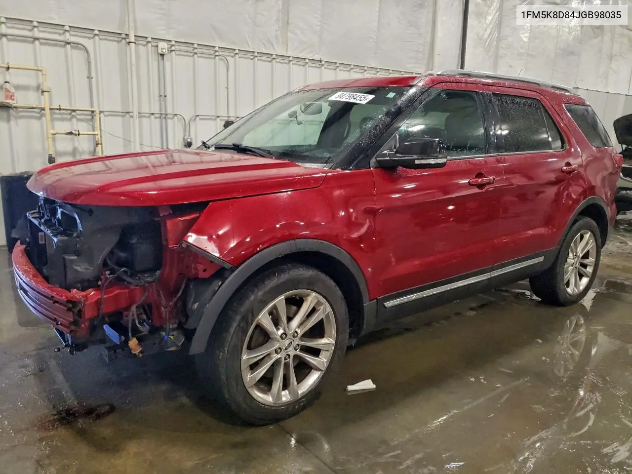 1FM5K8D84JGB98035 2018 Ford Explorer Xlt