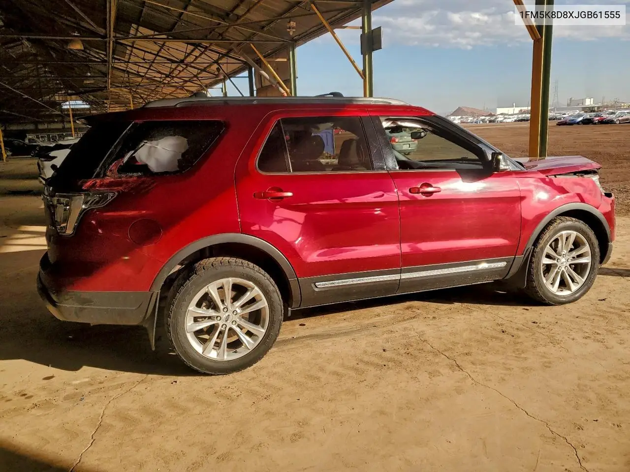 1FM5K8D8XJGB61555 2018 Ford Explorer Xlt