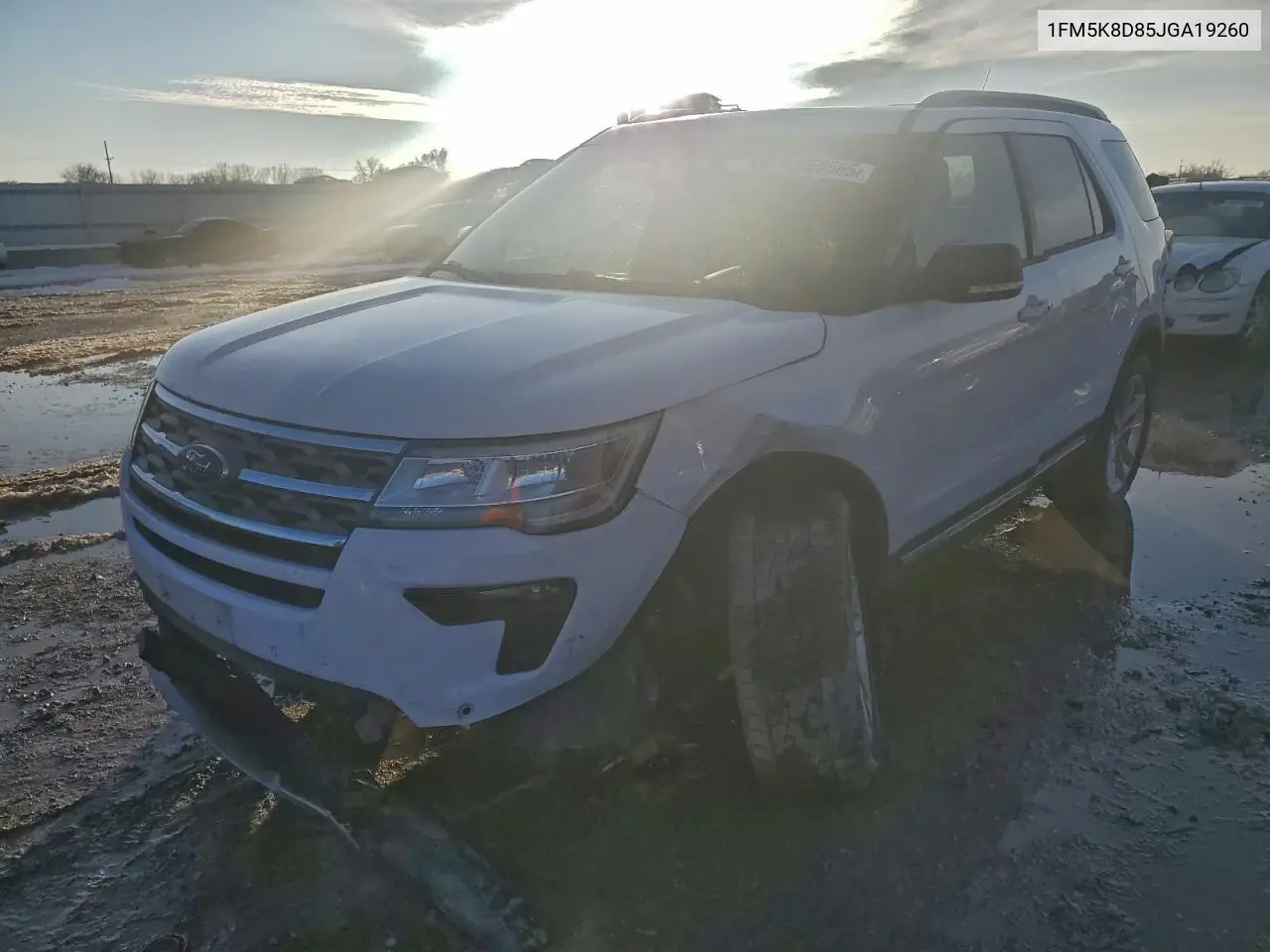 1FM5K8D85JGA19260 2018 Ford Explorer Xlt