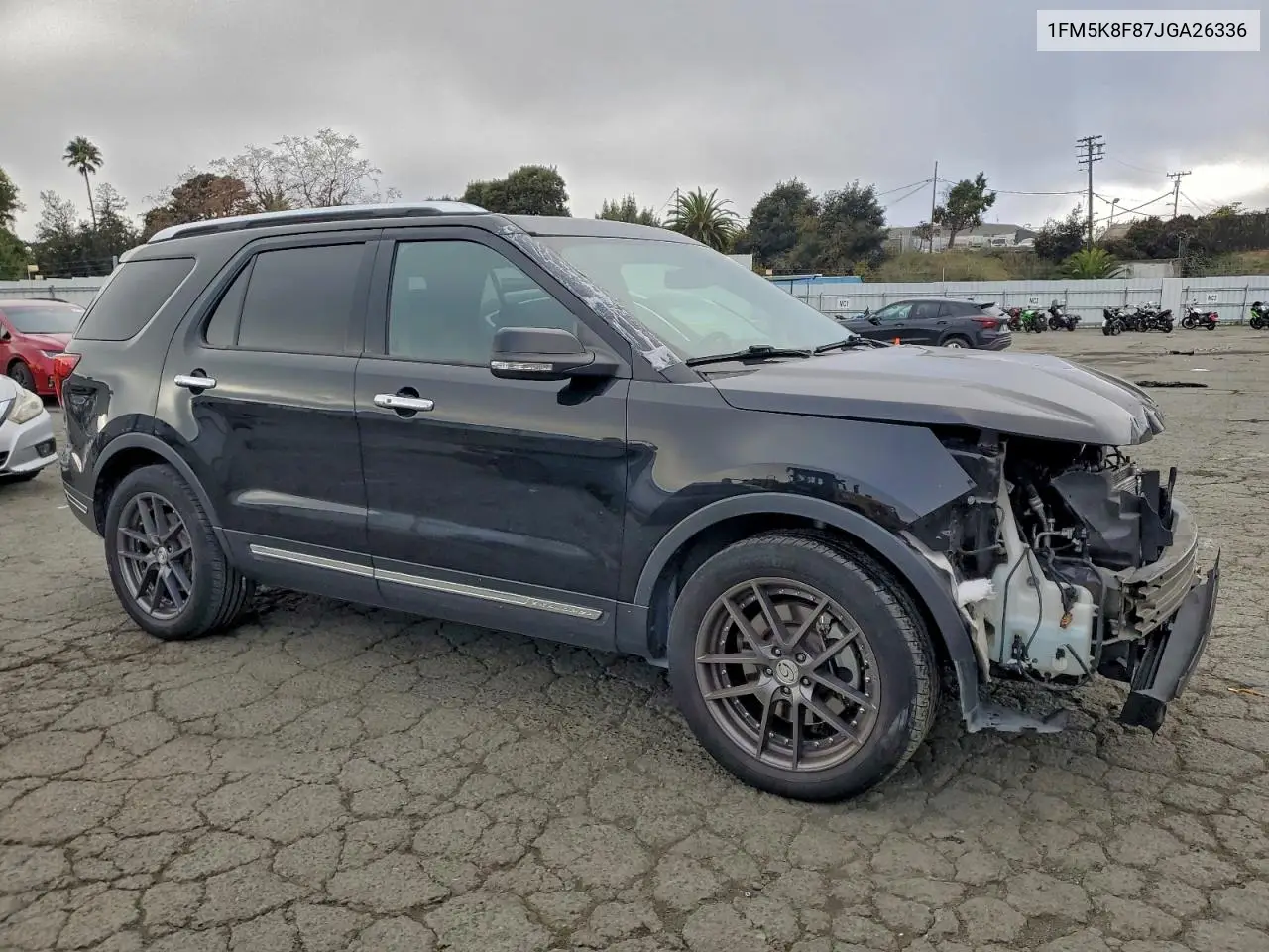 1FM5K8F87JGA26336 2018 Ford Explorer Limited