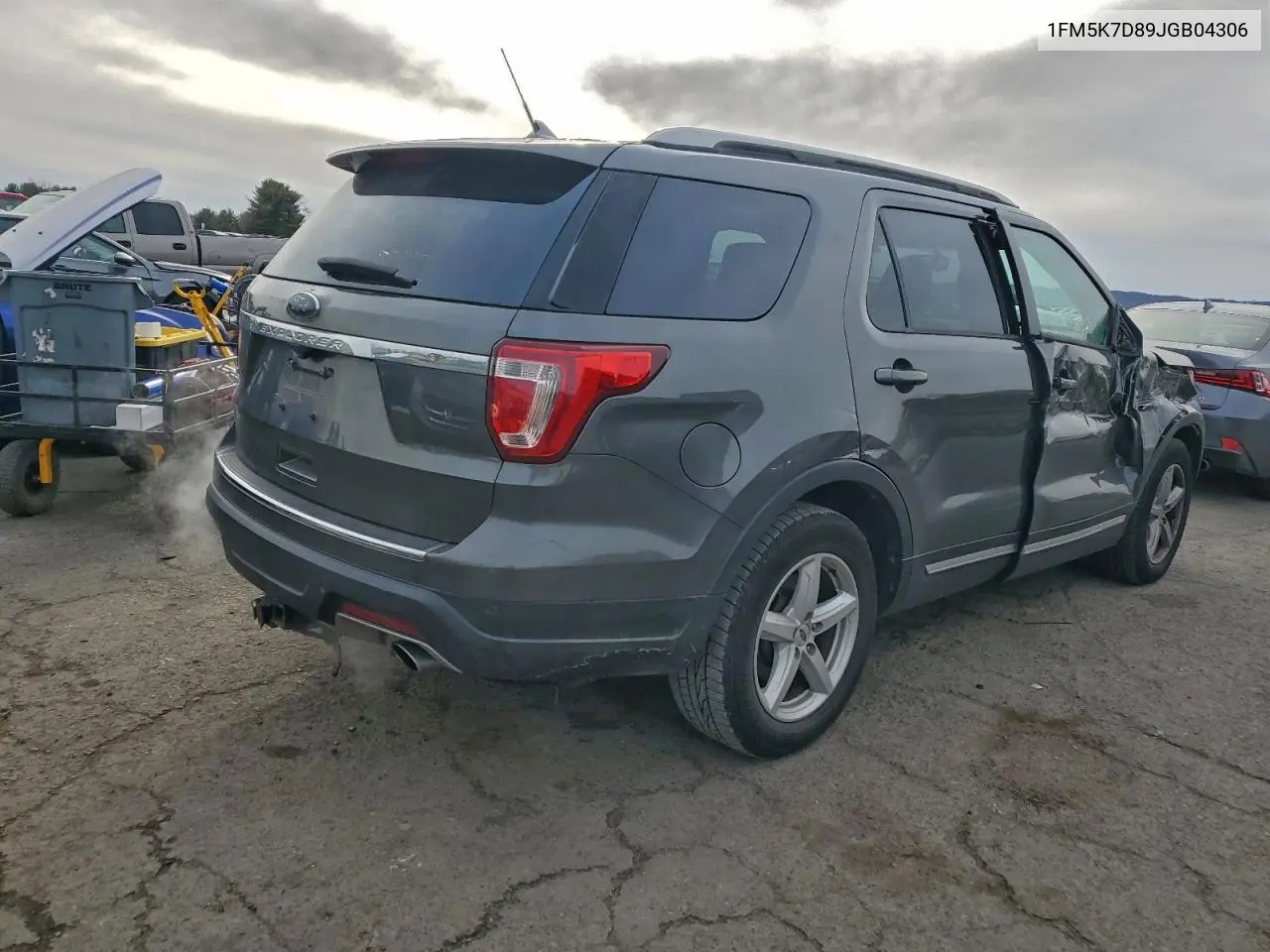 1FM5K7D89JGB04306 2018 Ford Explorer Xlt