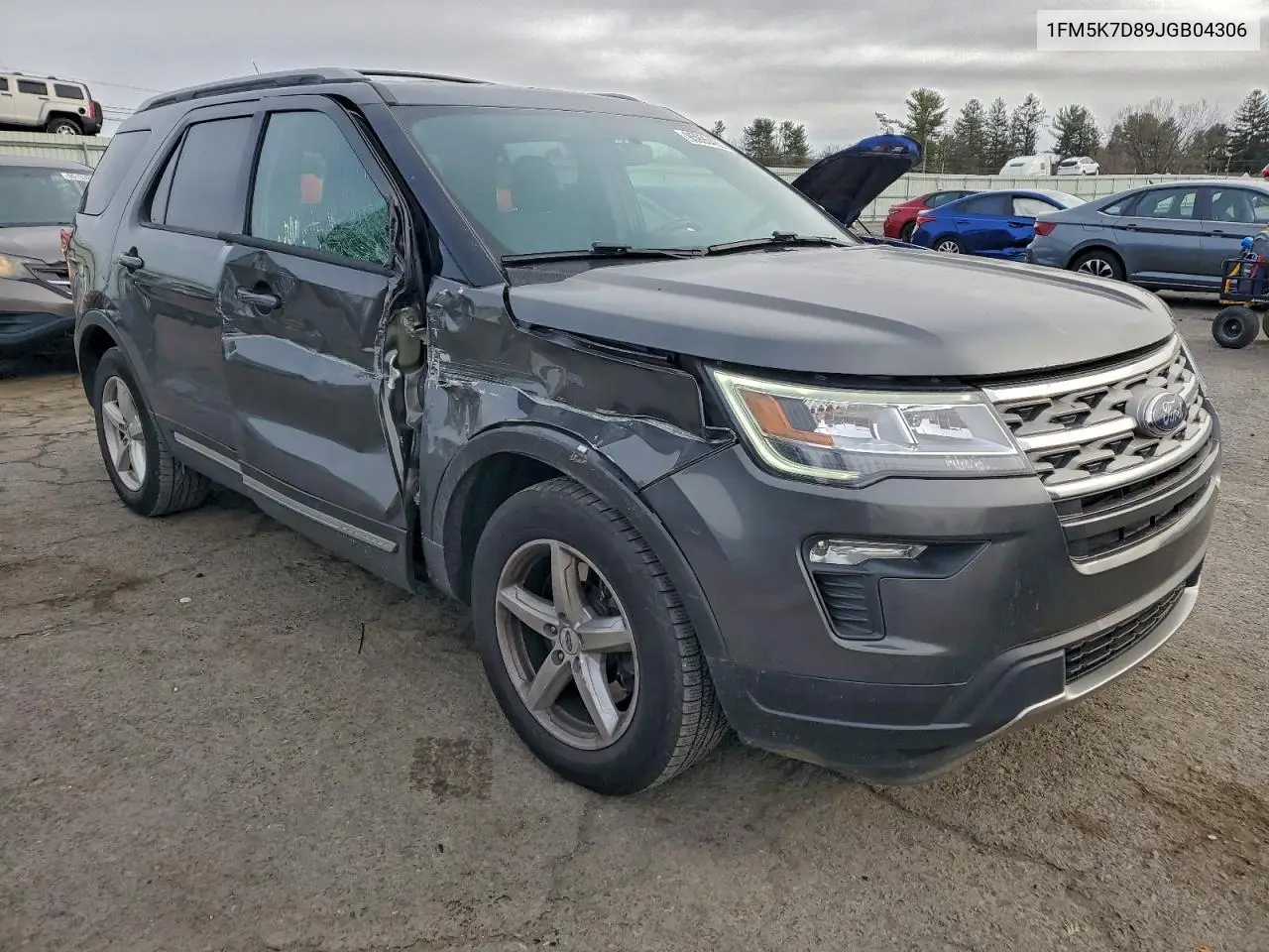 1FM5K7D89JGB04306 2018 Ford Explorer Xlt