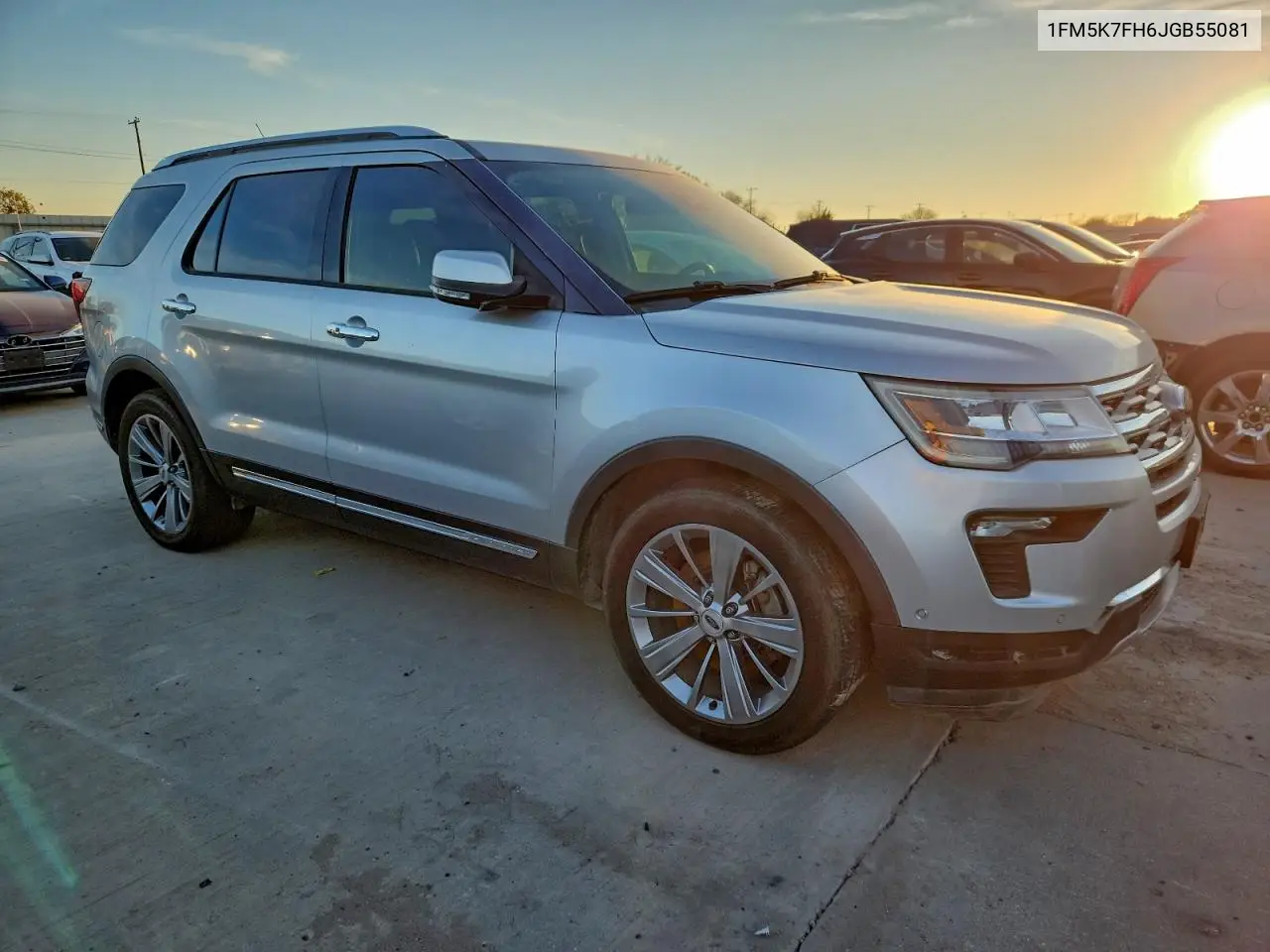 1FM5K7FH6JGB55081 2018 Ford Explorer Limited
