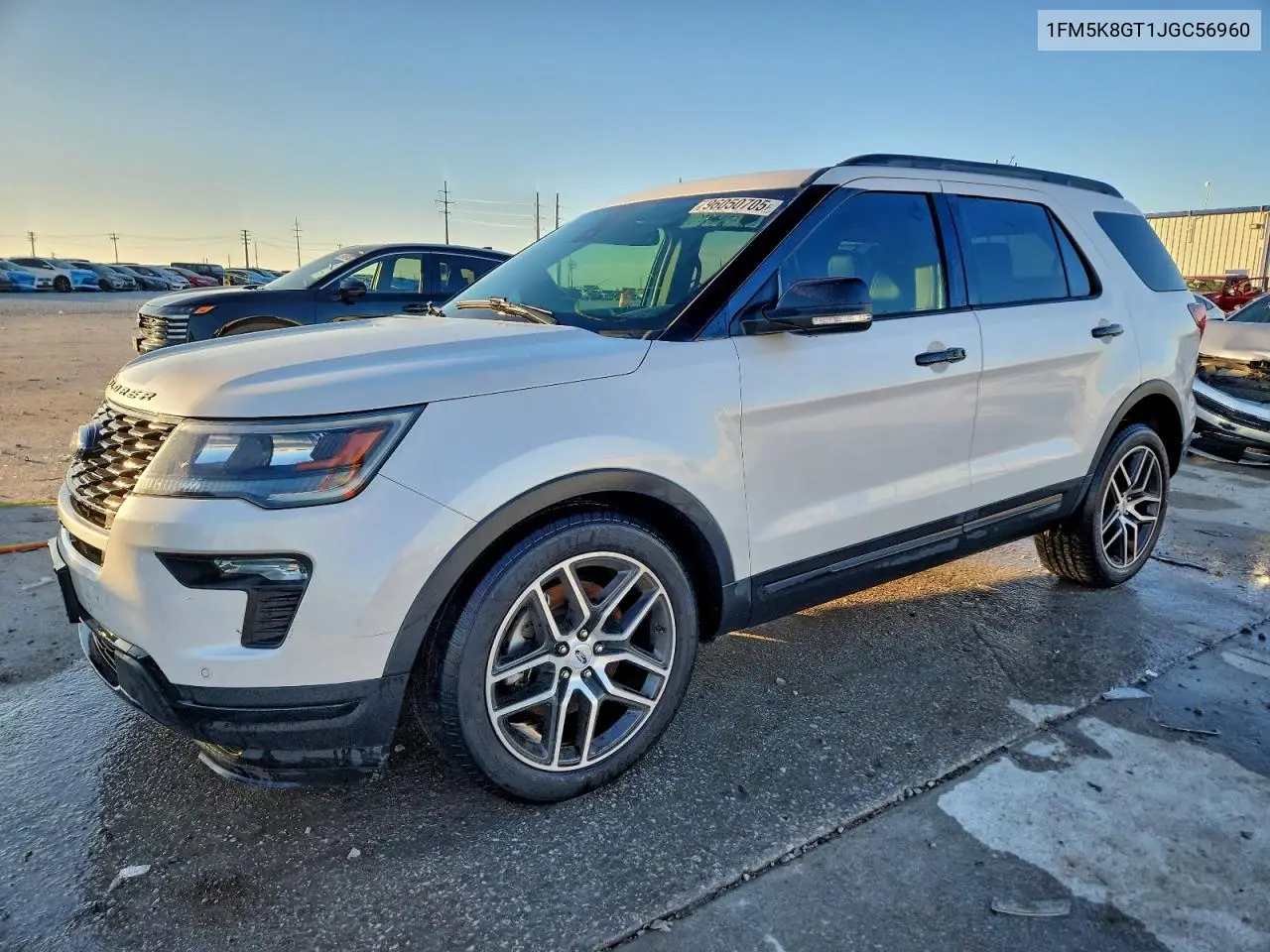 1FM5K8GT1JGC56960 2018 Ford Explorer Sport