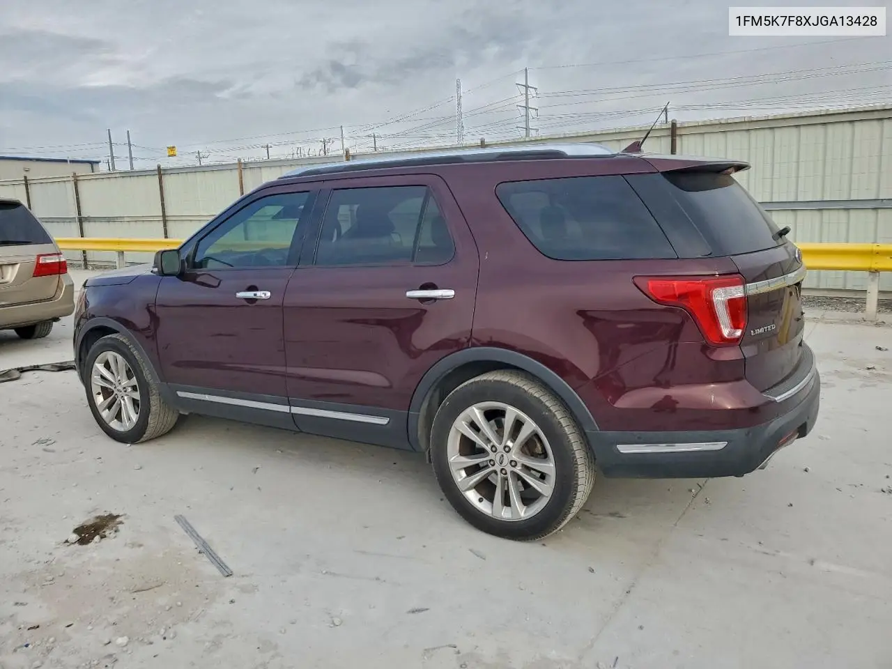 1FM5K7F8XJGA13428 2018 Ford Explorer Limited