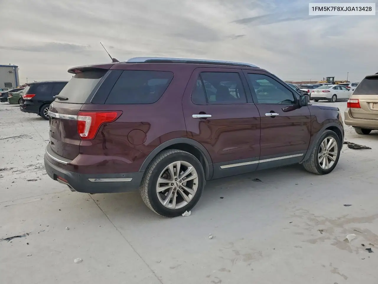 1FM5K7F8XJGA13428 2018 Ford Explorer Limited