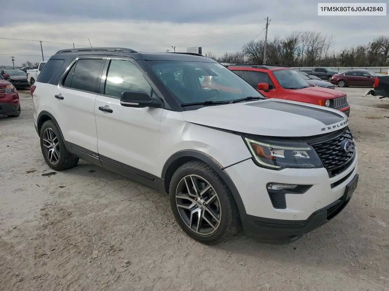 1FM5K8GT6JGA42840 2018 Ford Explorer Sport