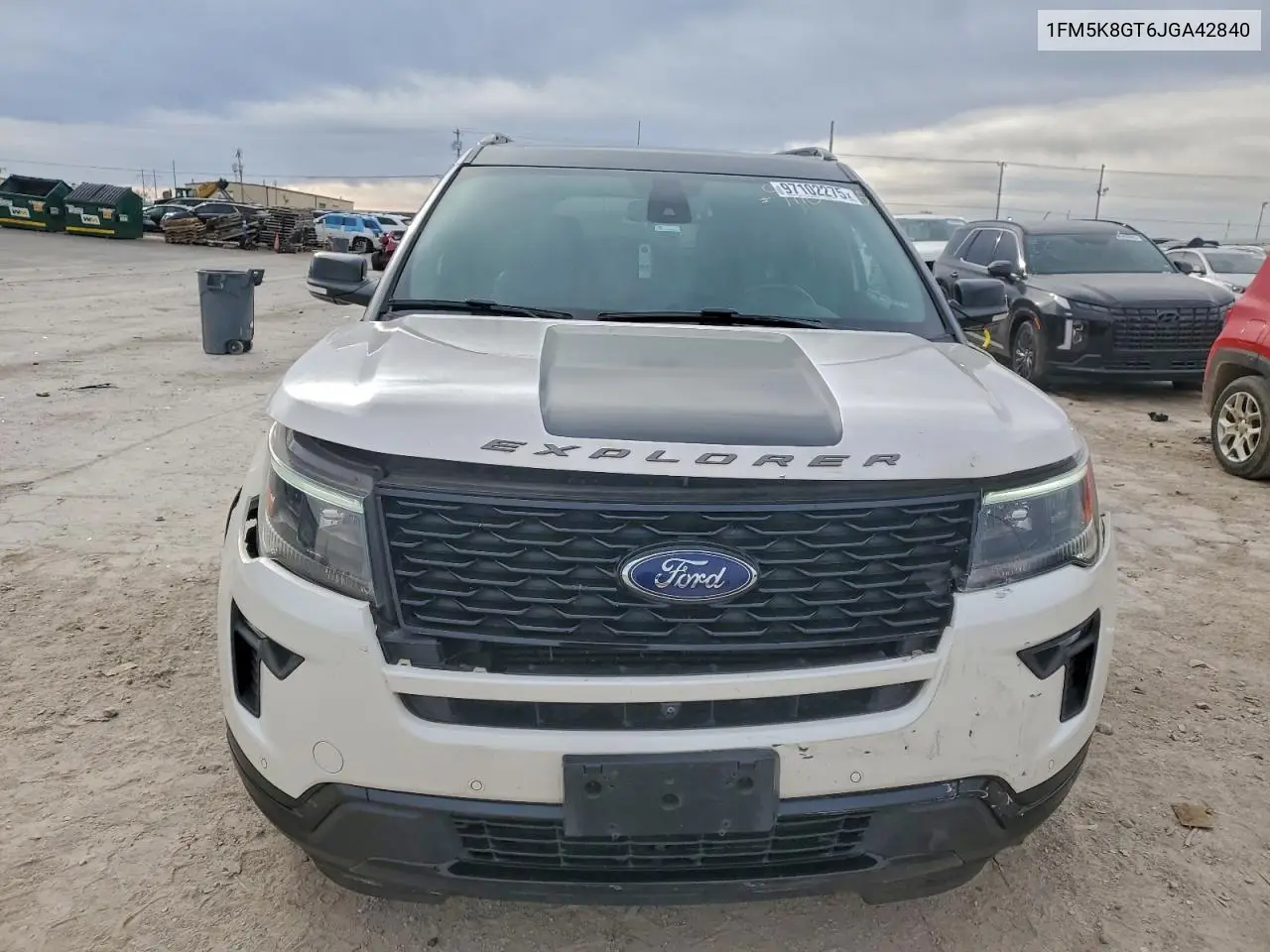 1FM5K8GT6JGA42840 2018 Ford Explorer Sport
