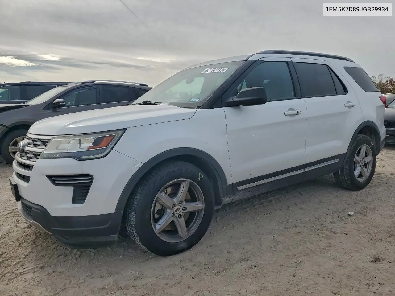 1FM5K7D89JGB29934 2018 Ford Explorer Xlt