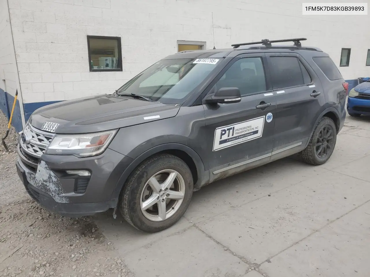 1FM5K7D83KGB39893 2019 Ford Explorer Xlt