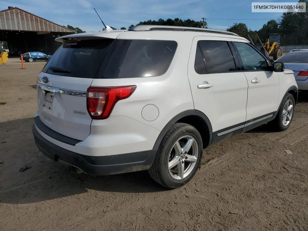1FM5K7DH1KGB51640 2019 Ford Explorer Xlt