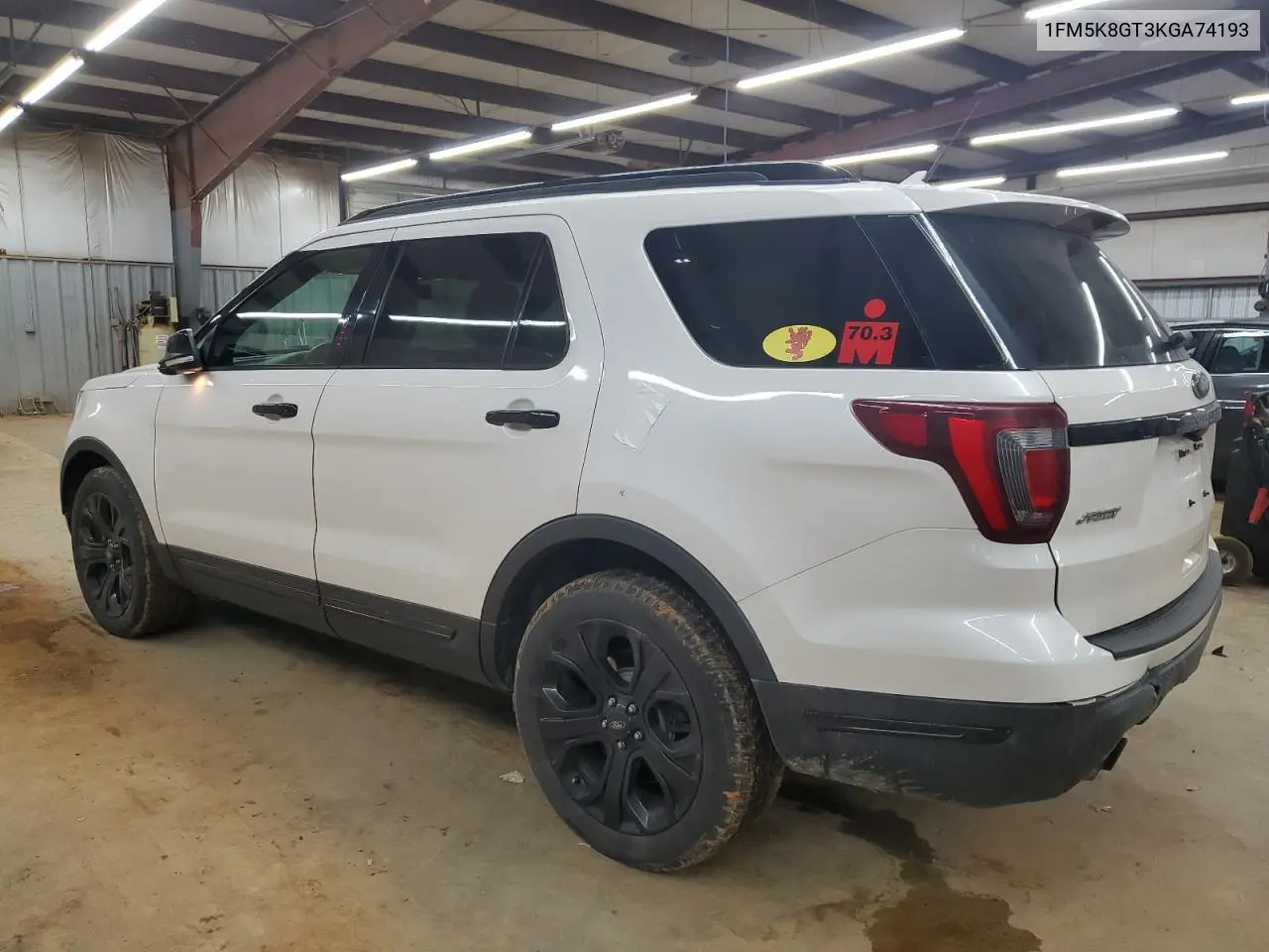 1FM5K8GT3KGA74193 2019 Ford Explorer Sport