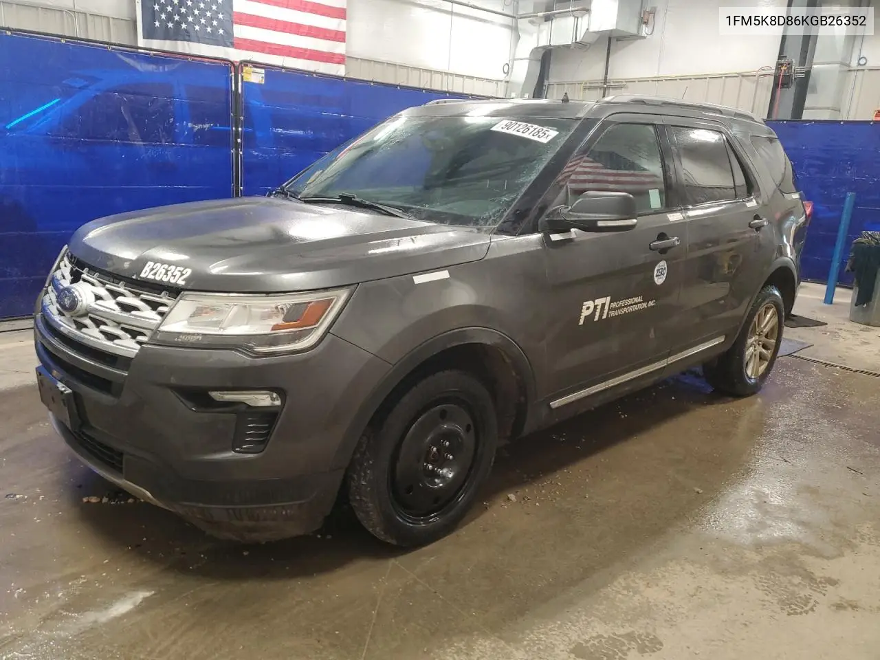 1FM5K8D86KGB26352 2019 Ford Explorer Xlt
