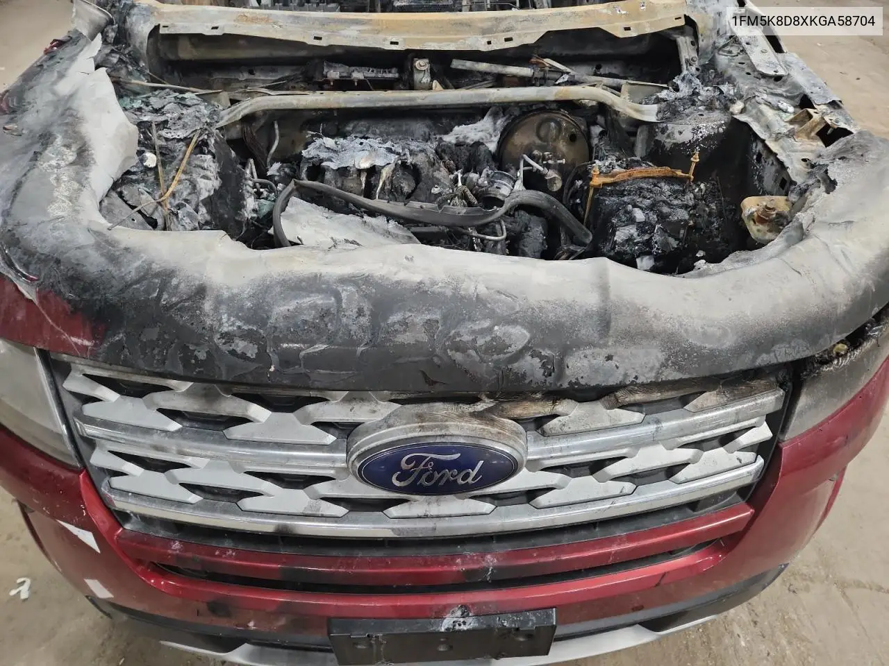 1FM5K8D8XKGA58704 2019 Ford Explorer Xlt
