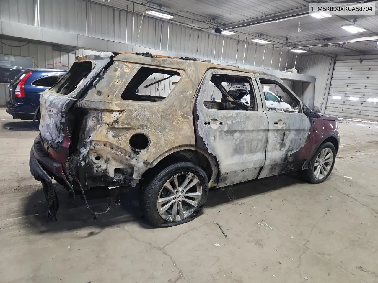 1FM5K8D8XKGA58704 2019 Ford Explorer Xlt