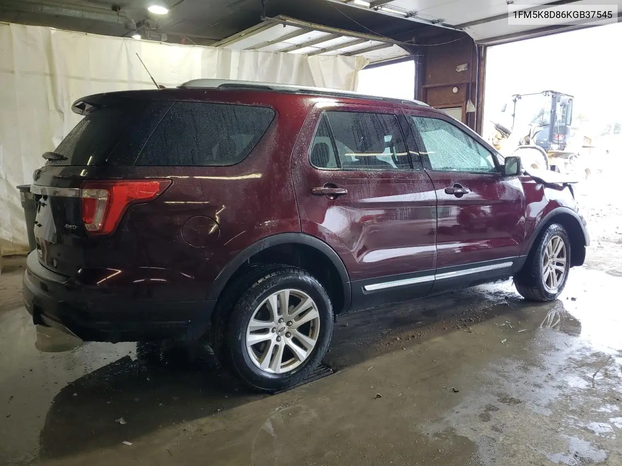 1FM5K8D86KGB37545 2019 Ford Explorer Xlt