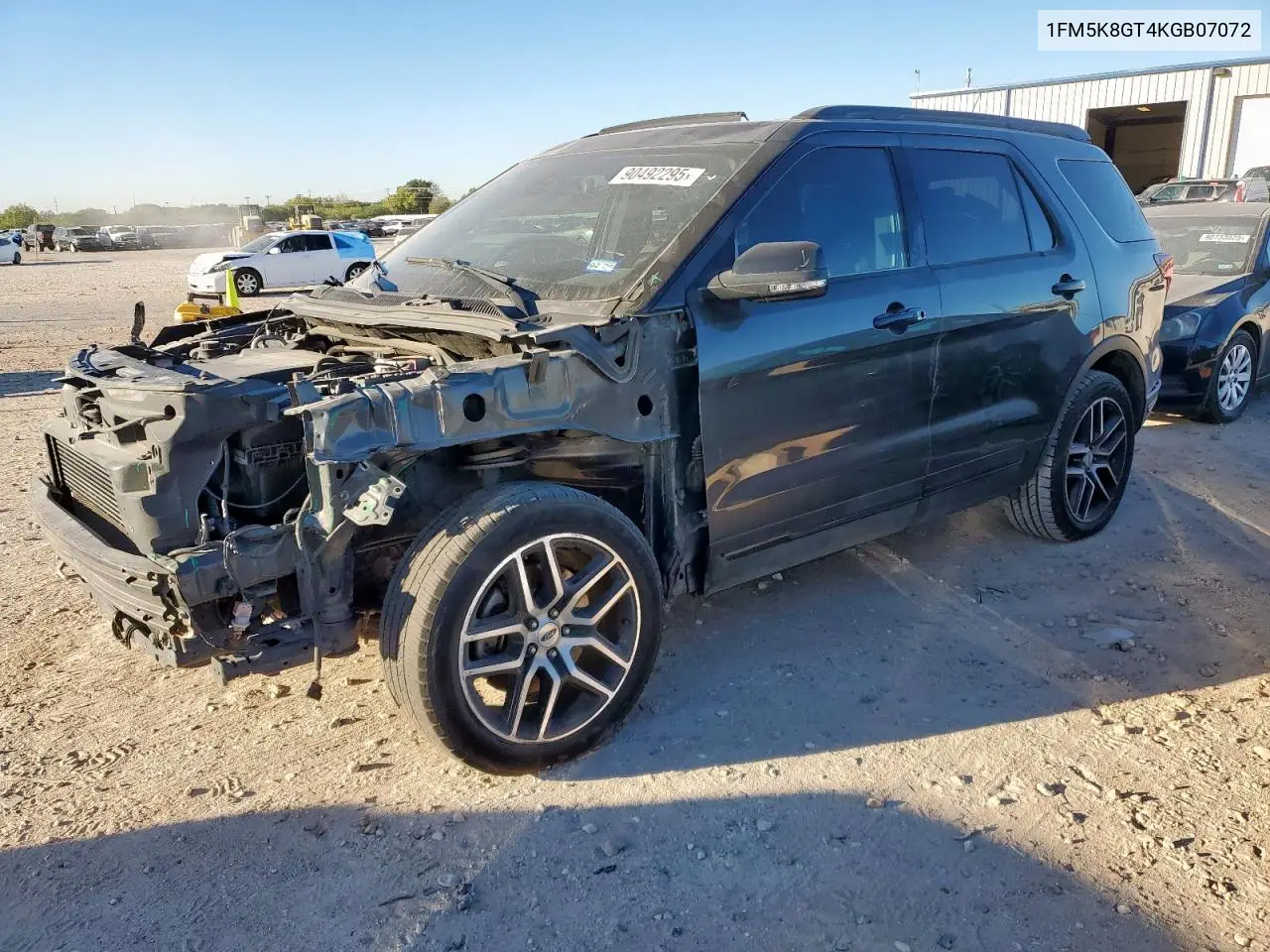 1FM5K8GT4KGB07072 2019 Ford Explorer Sport