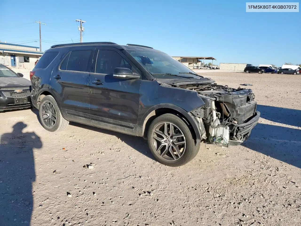 1FM5K8GT4KGB07072 2019 Ford Explorer Sport