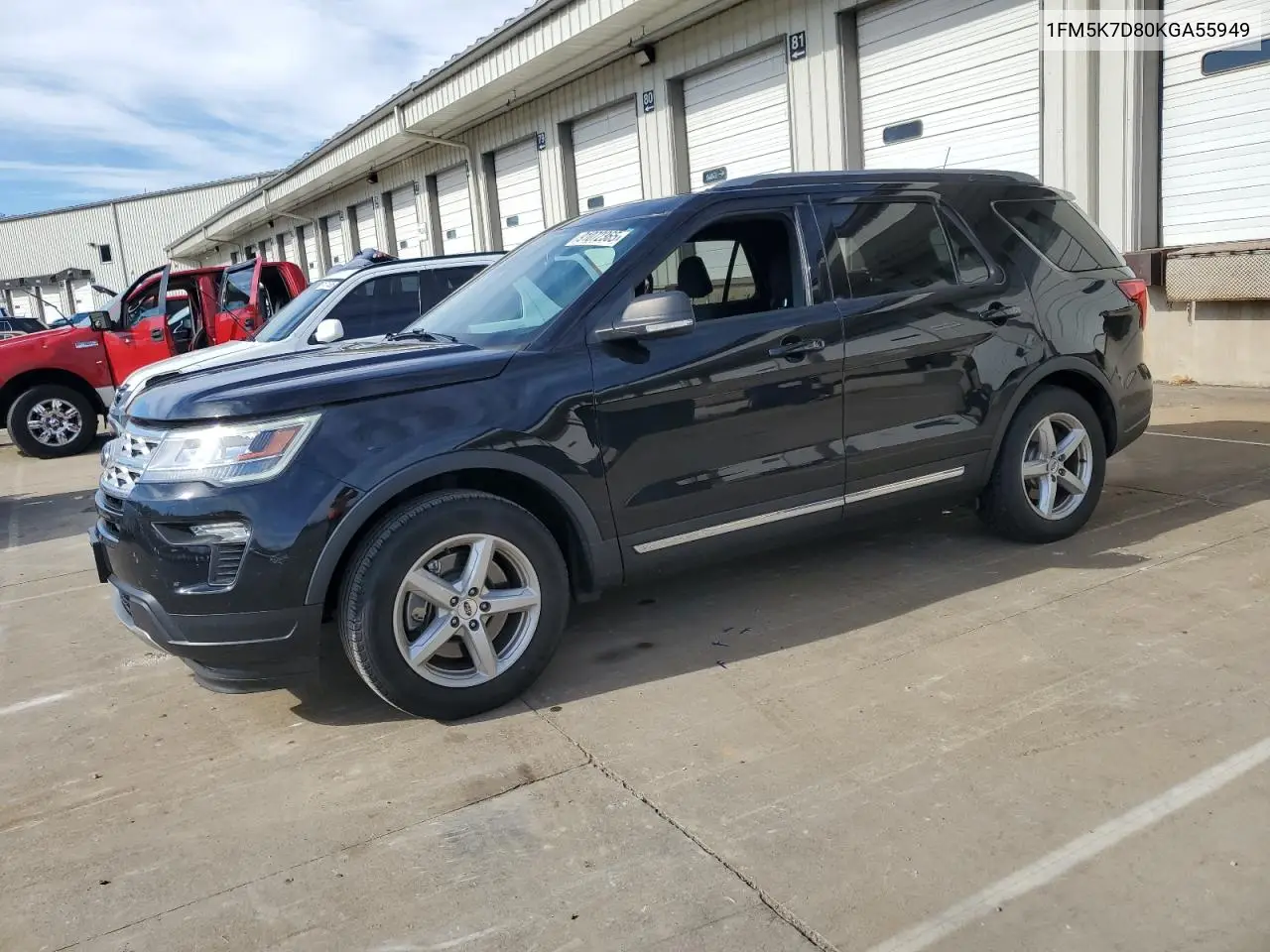 1FM5K7D80KGA55949 2019 Ford Explorer Xlt