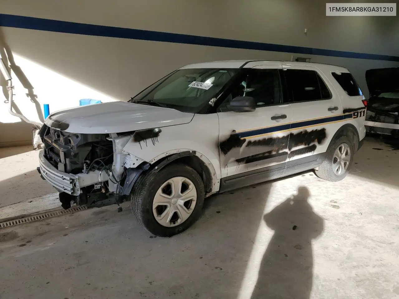 1FM5K8AR8KGA31210 2019 Ford Explorer Police Interceptor