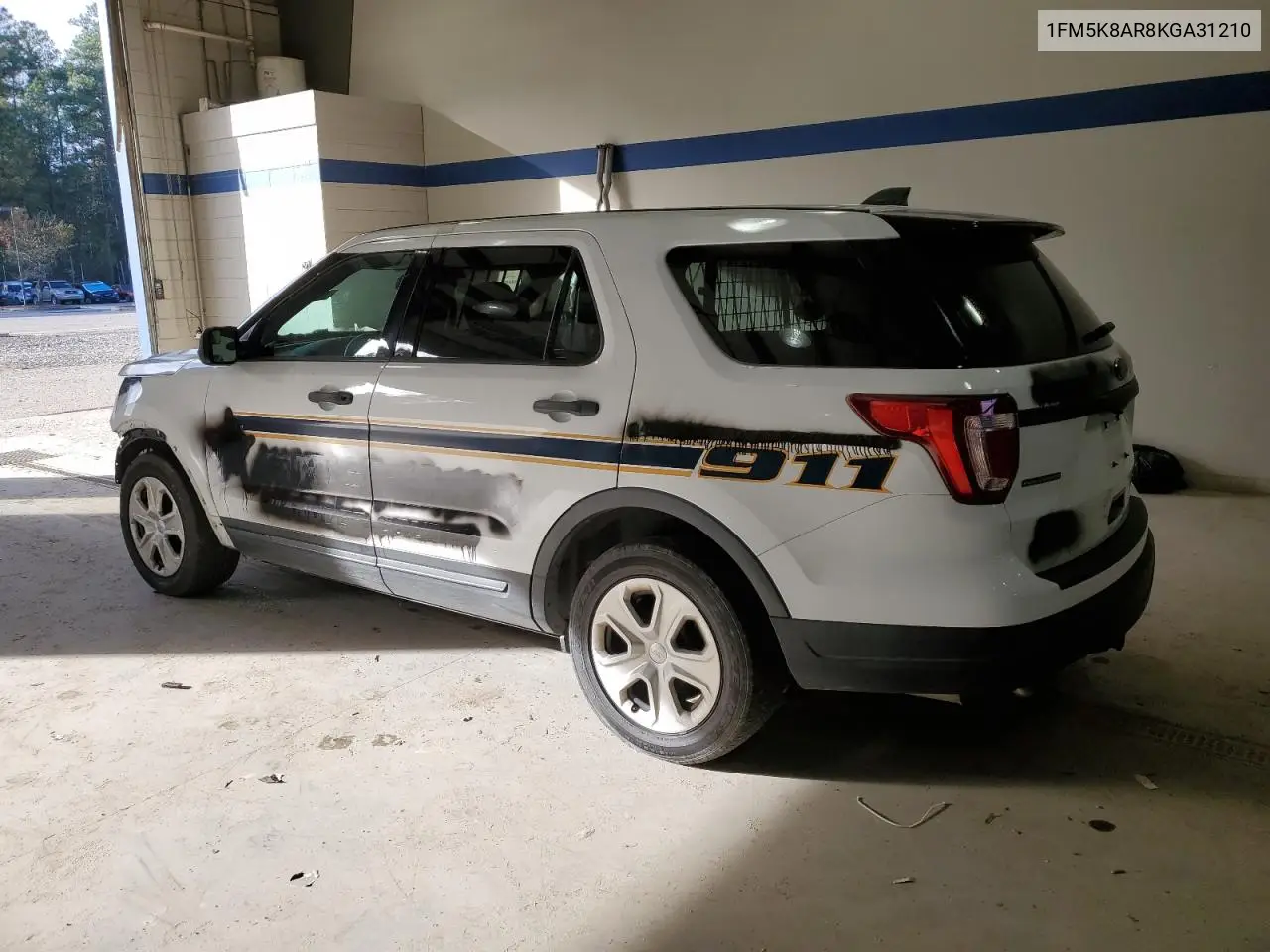 1FM5K8AR8KGA31210 2019 Ford Explorer Police Interceptor