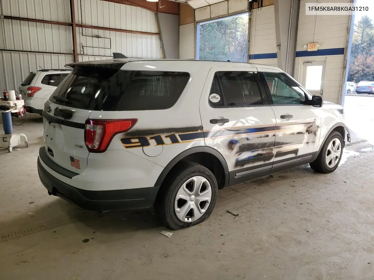 1FM5K8AR8KGA31210 2019 Ford Explorer Police Interceptor