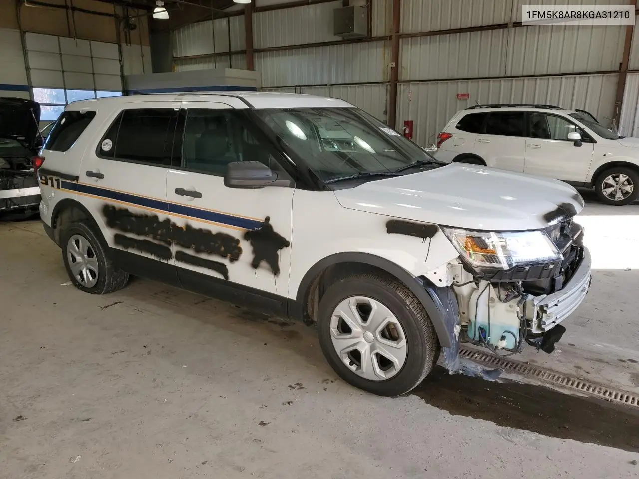 1FM5K8AR8KGA31210 2019 Ford Explorer Police Interceptor